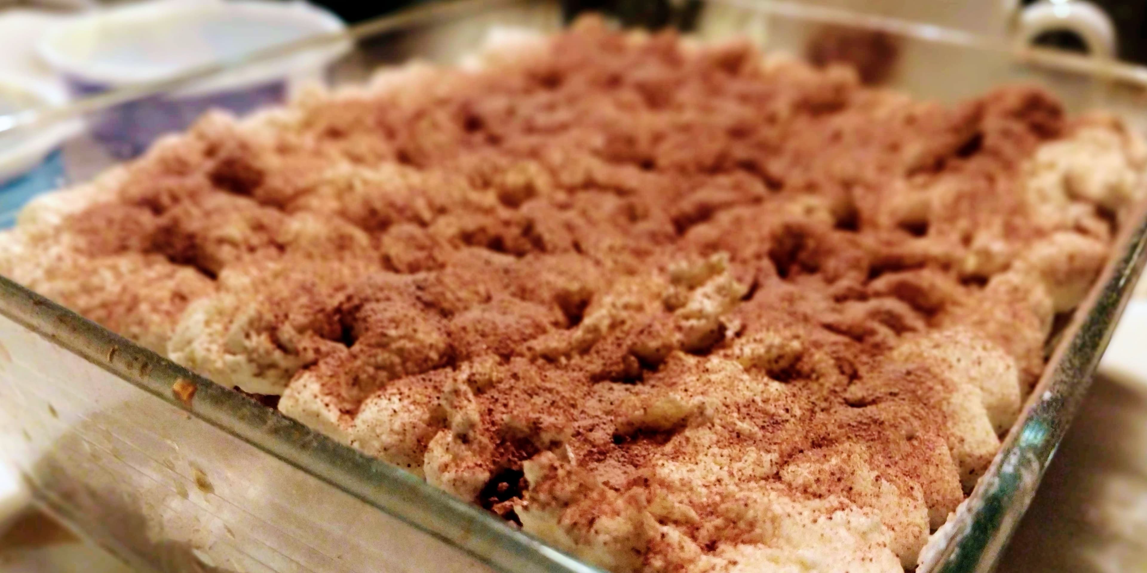 Osteria Cantabrigiana Tiramisu Tray