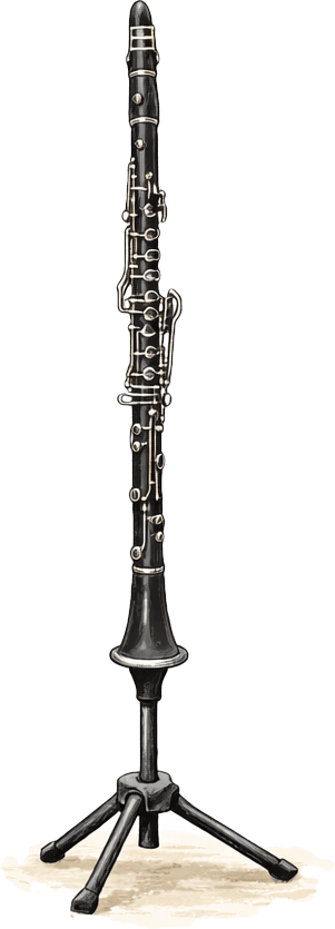 Osteria Cantabrigiana Clarinet Stand