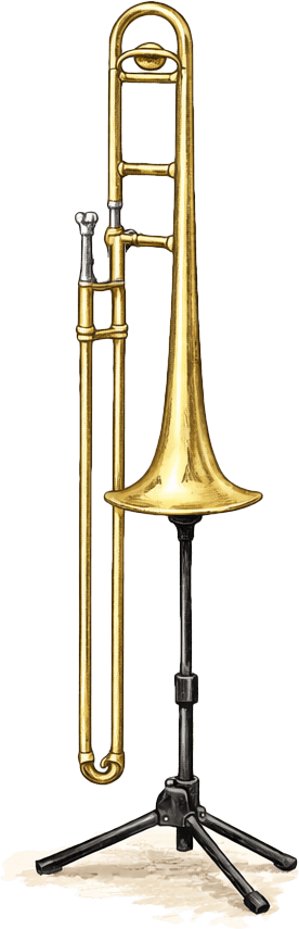 Osteria Cantabrigiana Trombone Stand