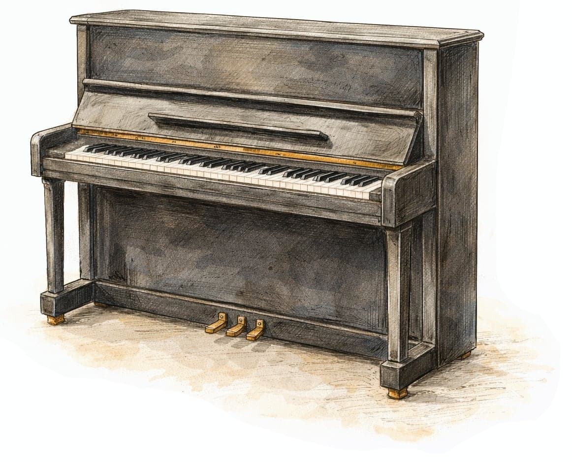 Osteria Cantabrigiana Upright Piano