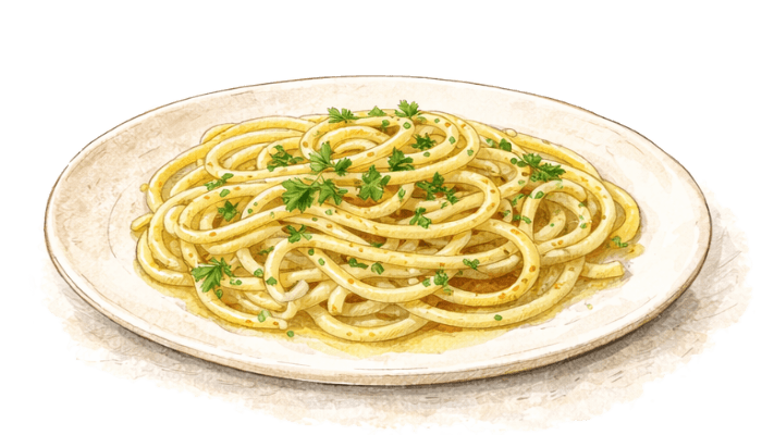 Osteria Cantabrigiana Bucatini dalla casa